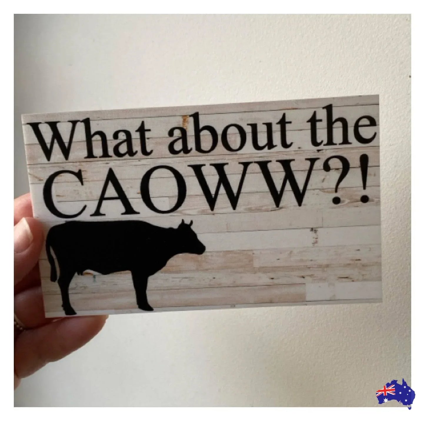 Cow Rustic Country Custom Personalised Sign - The Renmy Store Homewares & Gifts