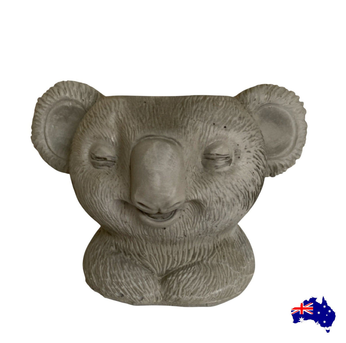 Koala Planter Vase | Handmade Concrete Aussie Made Australian Wildlife Decor