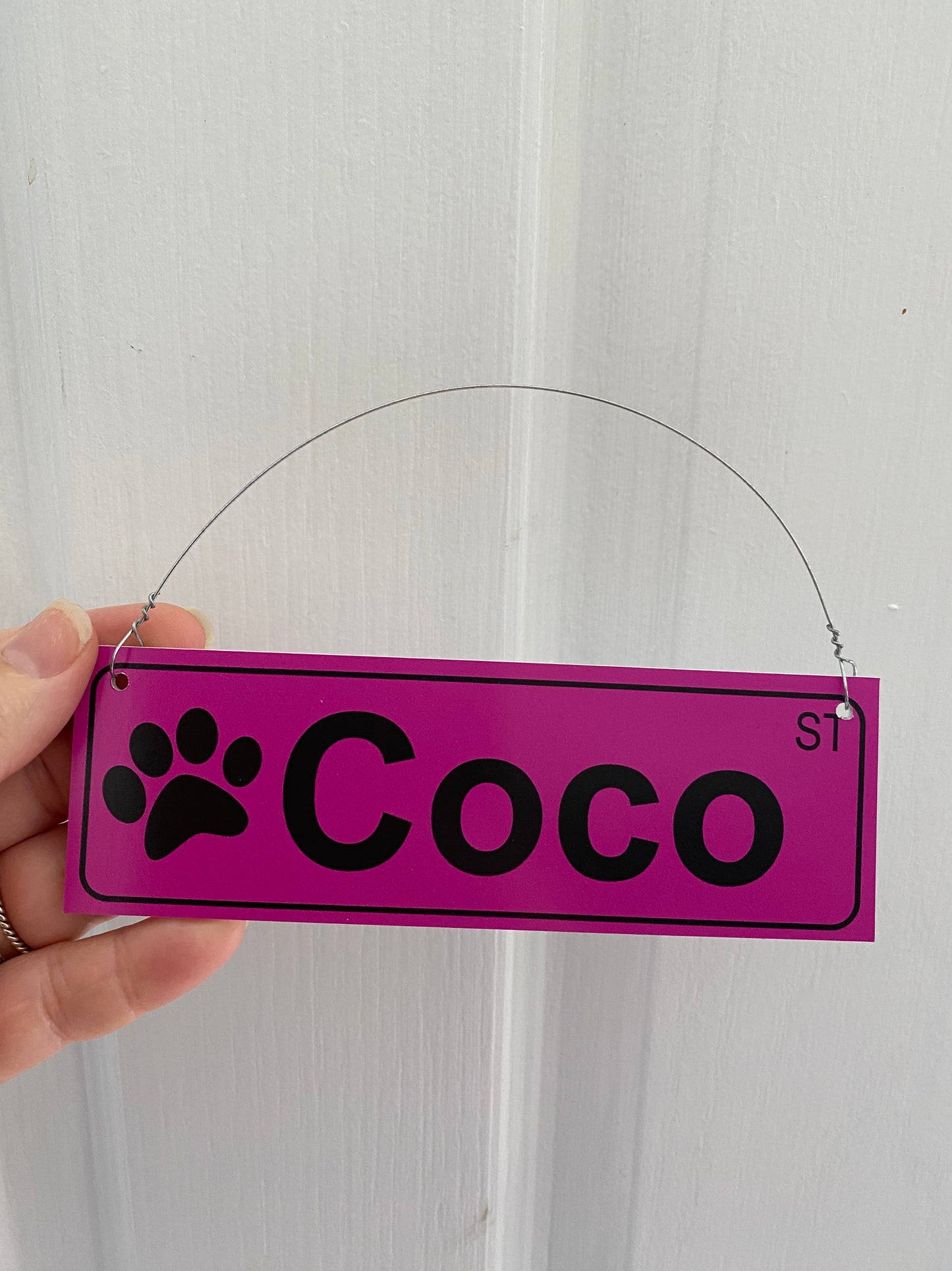 Pet Dog Cat Street Personalised Custom Sign | Outdoor Acrylic Aussie Made