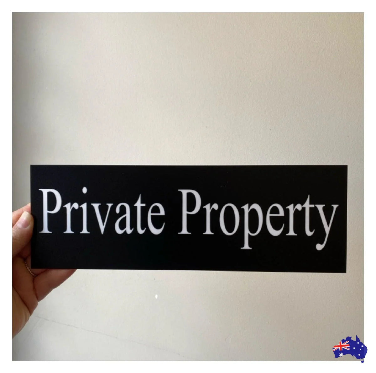 Black White Custom Personalised Outdoor Sign - The Renmy Store Homewares & Gifts