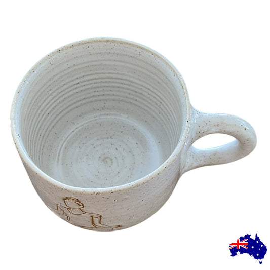 Mug Cup Meditation Yoga Pottery Ceramic Aussie Made