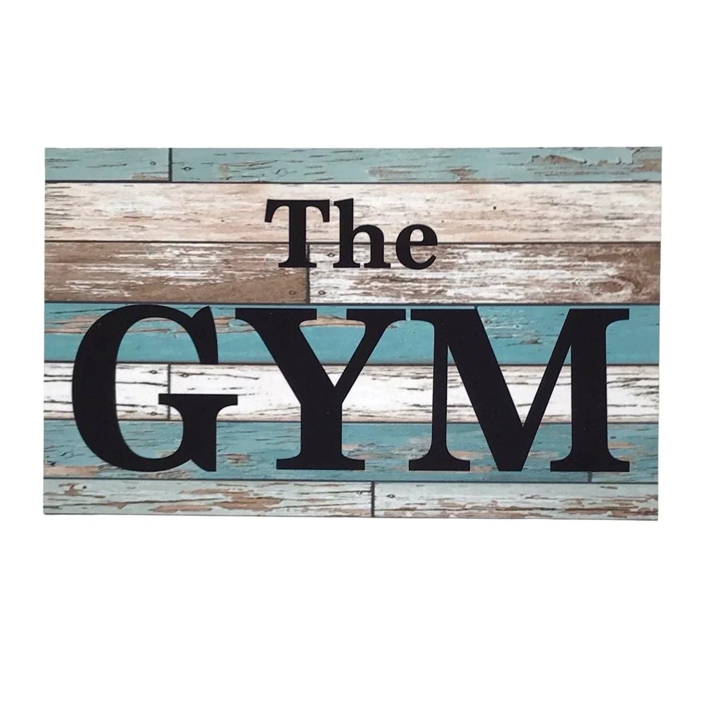 The Gym Blue Door or Room Sign - The Renmy Store Homewares & Gifts