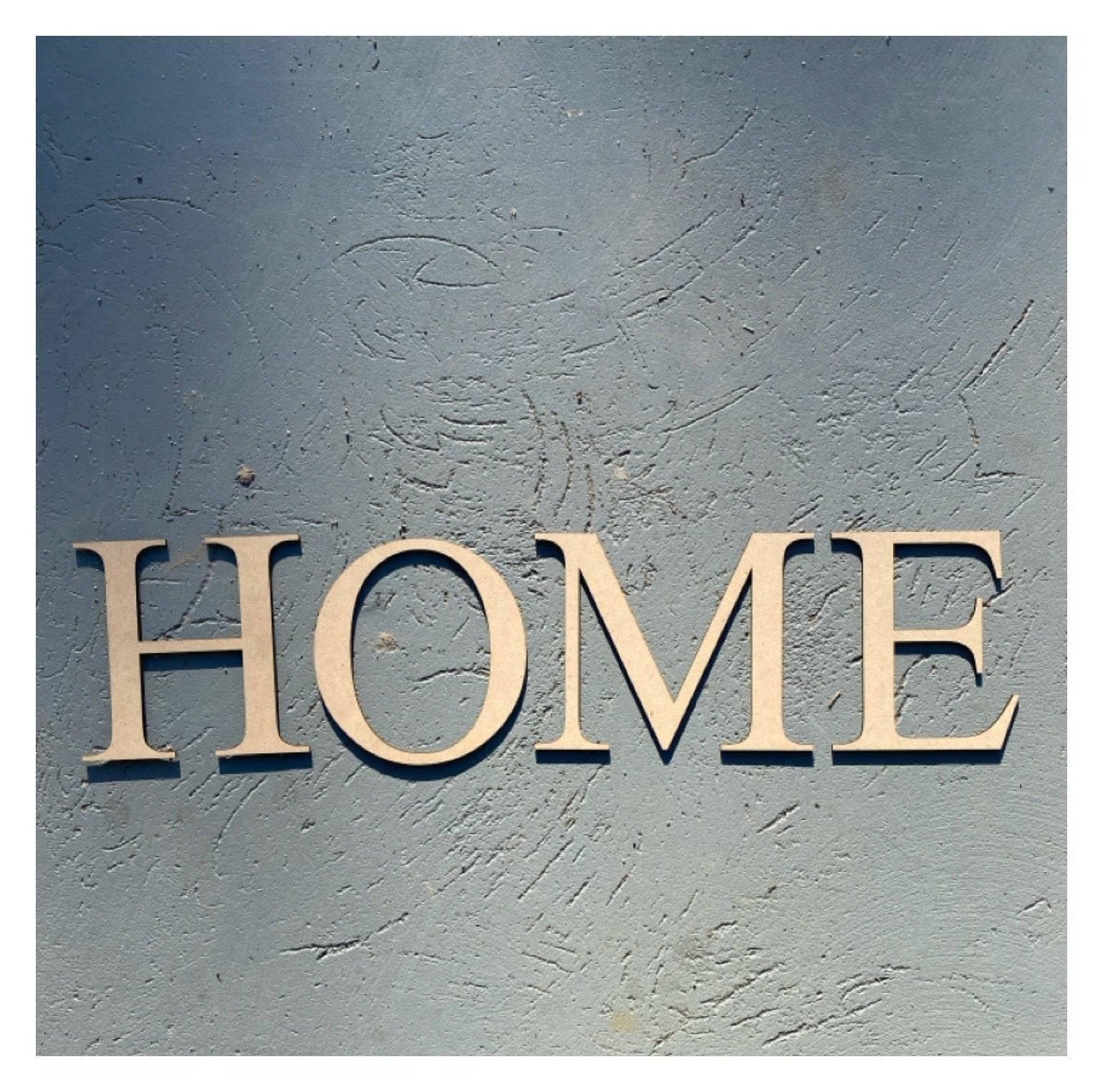 Home MDF Shape Word Raw Wooden Wall Art - The Renmy Store Homewares & Gifts