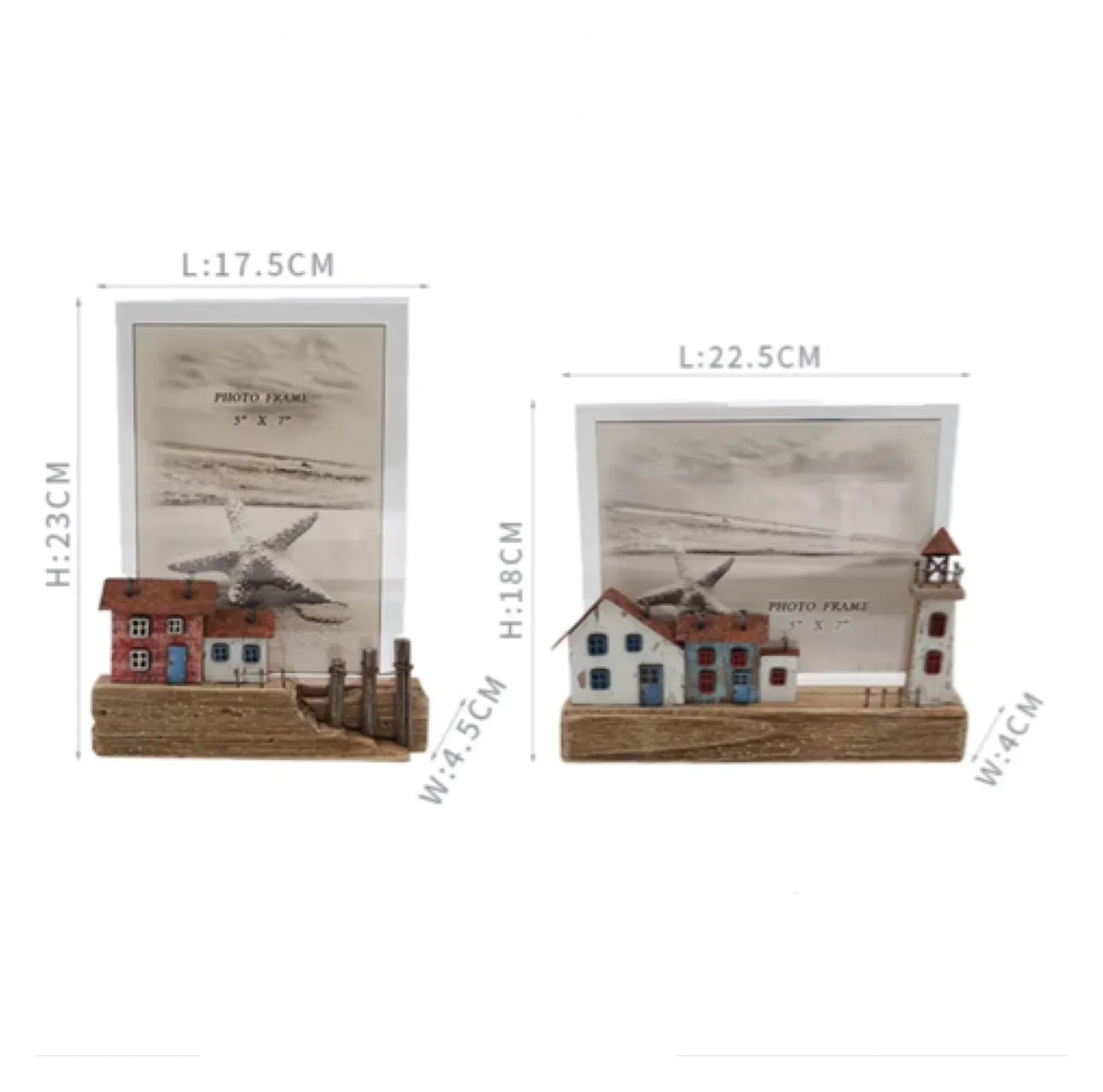 Photo Frame Coastal Beach House - The Renmy Store Homewares & Gifts