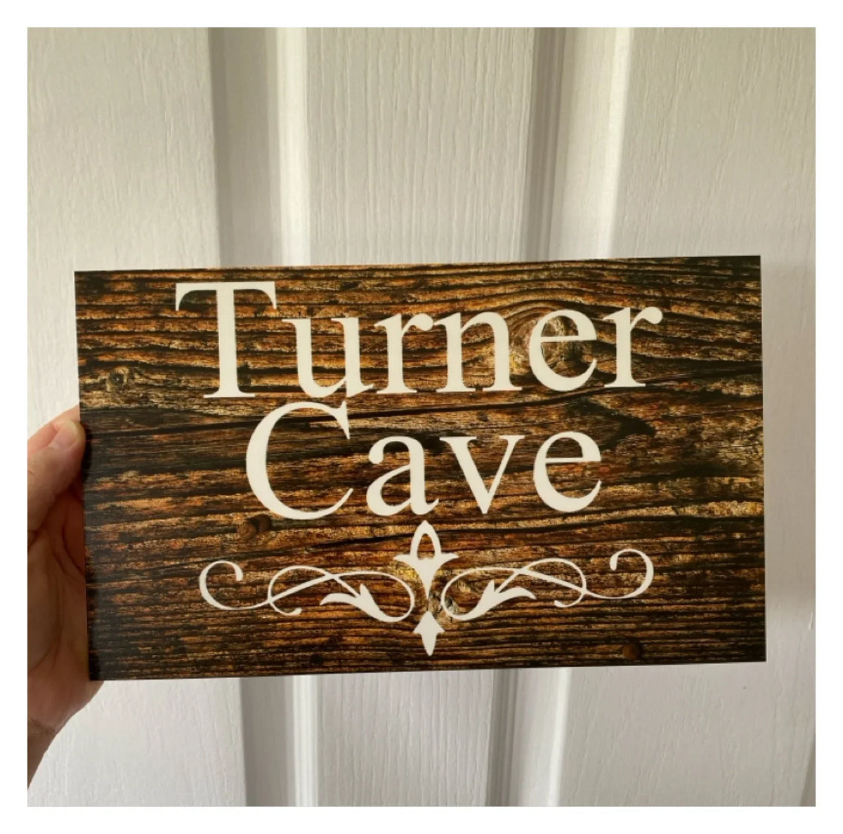 Custom Personalised Dark Wood Look Sign - The Renmy Store Homewares & Gifts