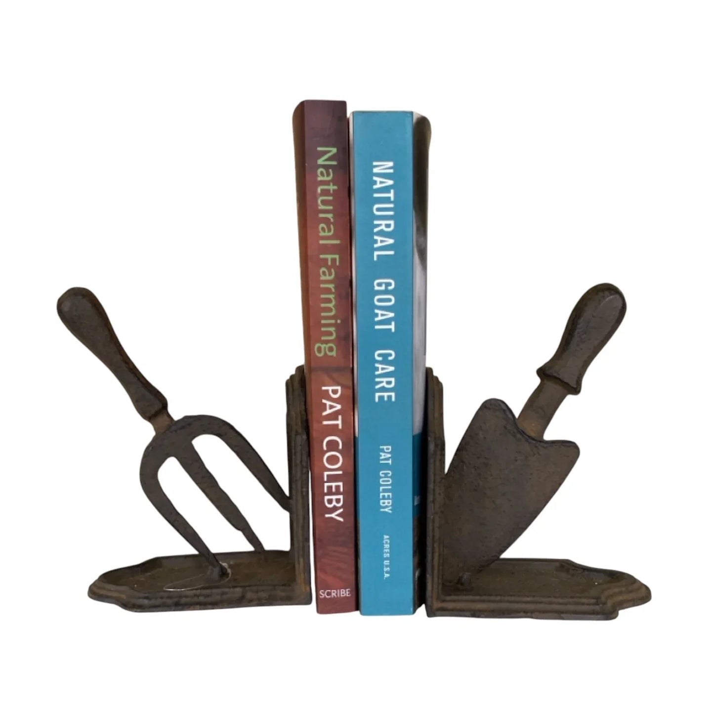 Book Ends Bookends Garden Gardener Cast Iron - The Renmy Store Homewares & Gifts