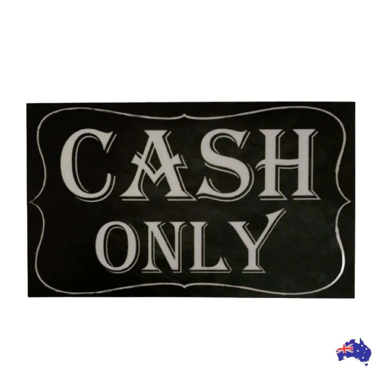 Cash Only Market Stall Business Retail Sign - The Renmy Store Homewares & Gifts