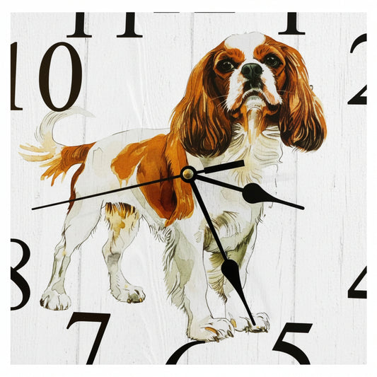 Cavalier King Charles Spaniel Wall Clock | Aussie Made 30cm 60cm