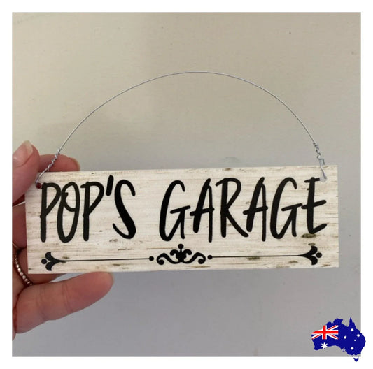 Garage Vintage Custom Personalised Sign - The Renmy Store Homewares & Gifts
