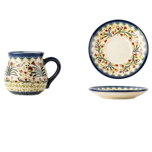 Cup Saucer Set Cottage Garden Floral - The Renmy Store Homewares & Gifts