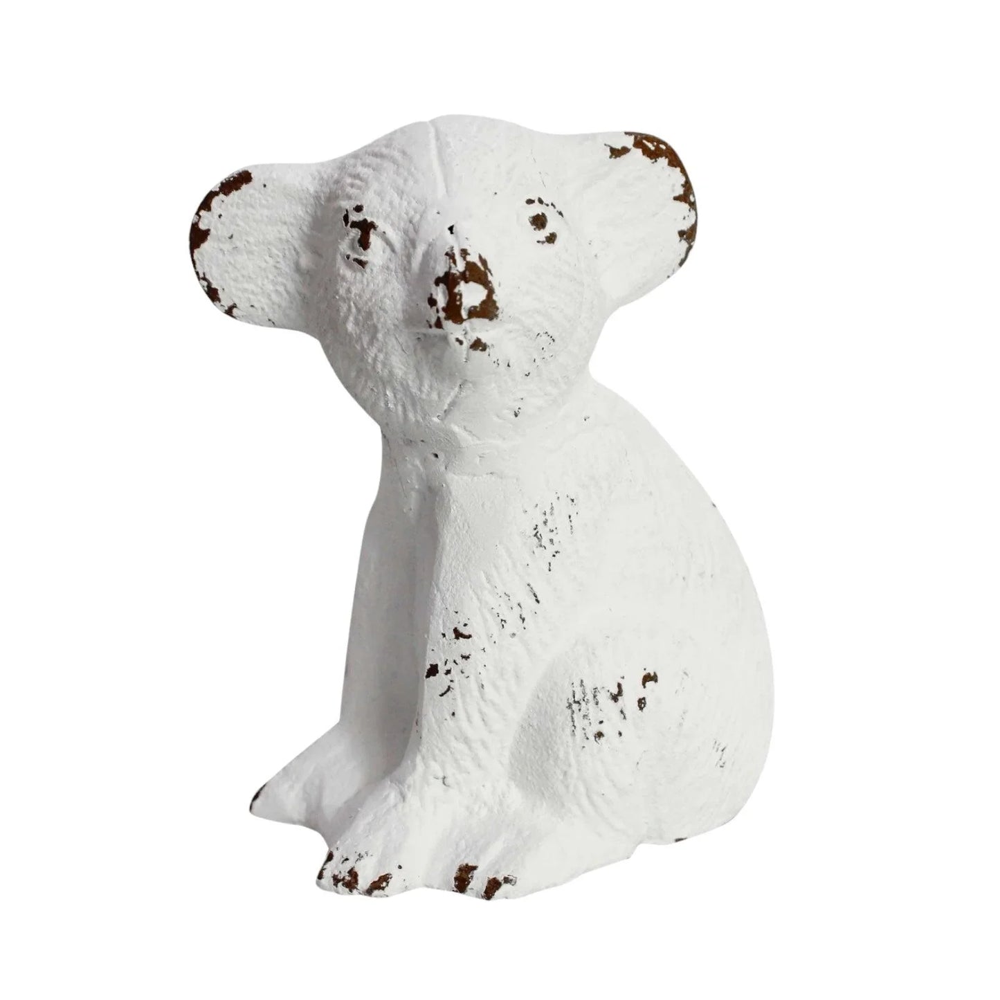 Koala Cast Iron Metal Rustic White - The Renmy Store Homewares & Gifts