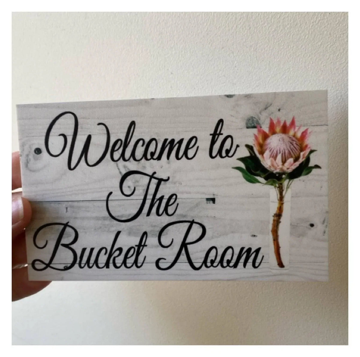 Protea Custom Personalised House Garden Sign - The Renmy Store Homewares & Gifts