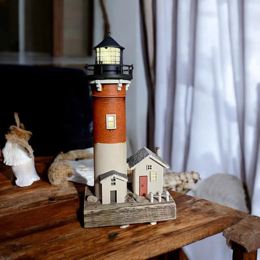 Lighthouse LED Light Retro Nautical Coastal - The Renmy Store Homewares & Gifts