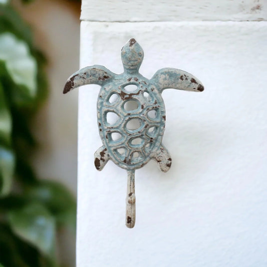 Turtle Hook Ocean Blue White - The Renmy Store Homewares & Gifts