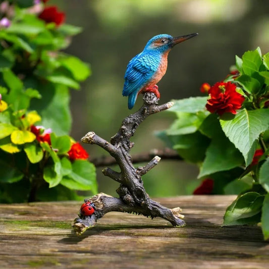 Kingfisher Bird Elegant Ornament - The Renmy Store Homewares & Gifts