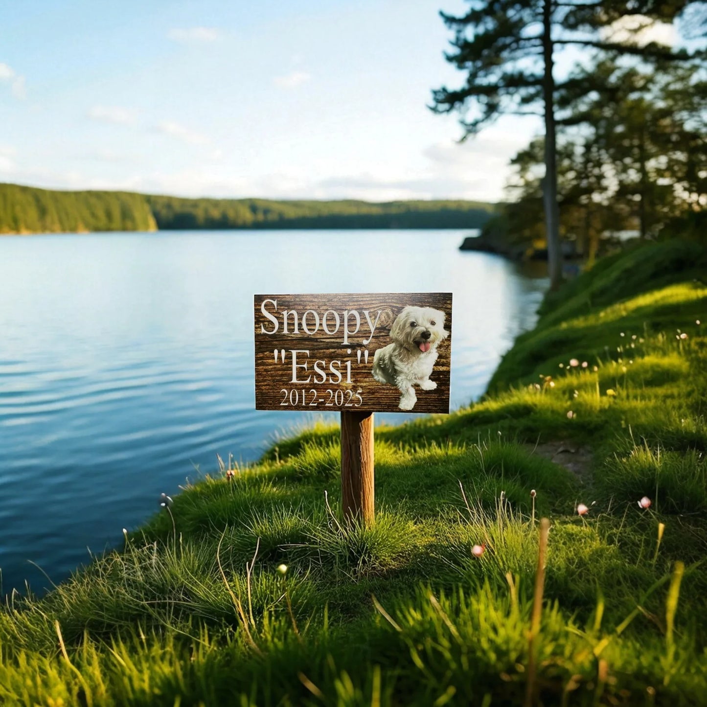 Memorial RIP Dog Cat Pets Personalised Custom Your Photo Sign