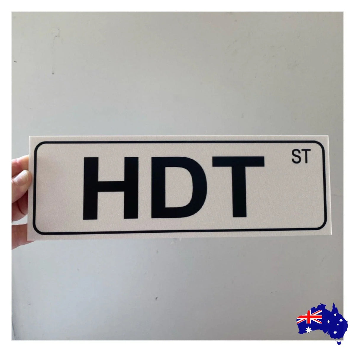 Street Grey Custom Personalised Sign - The Renmy Store Homewares & Gifts