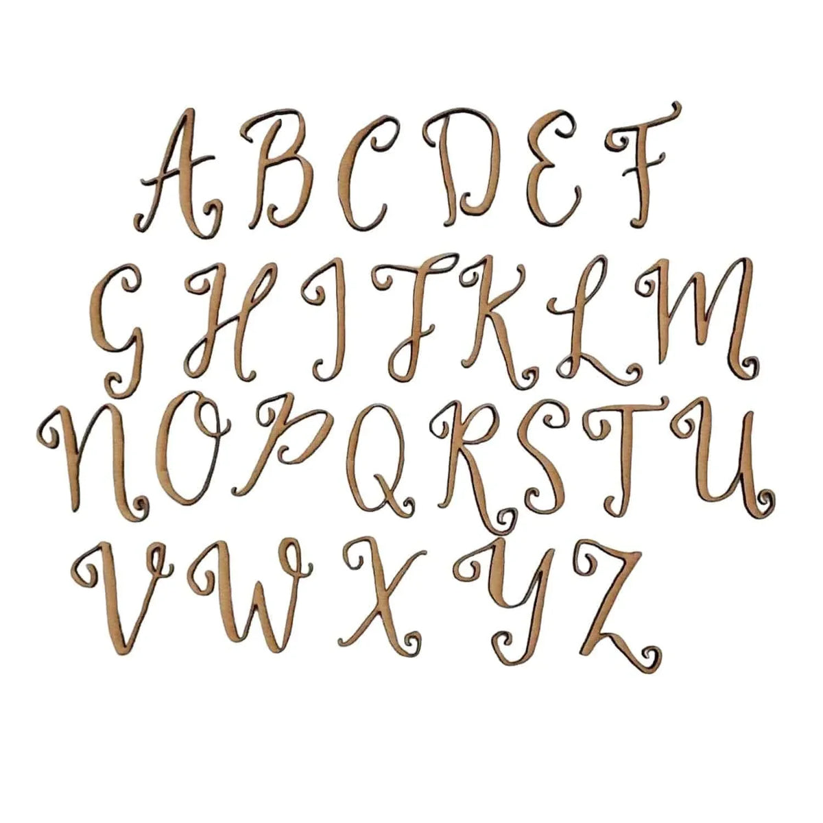 Letter Alphabet x 10 Letters MDF Laser Cut Personalised Custom - The Renmy Store Homewares & Gifts