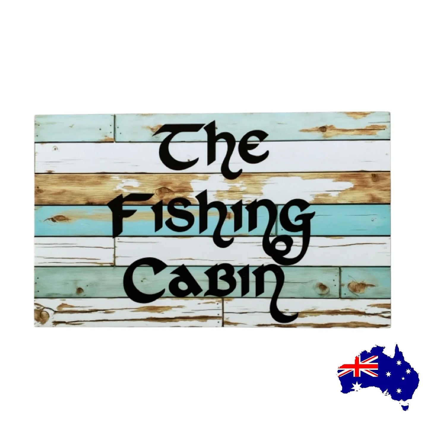 Fishing Cabin Personalised Custom Sign