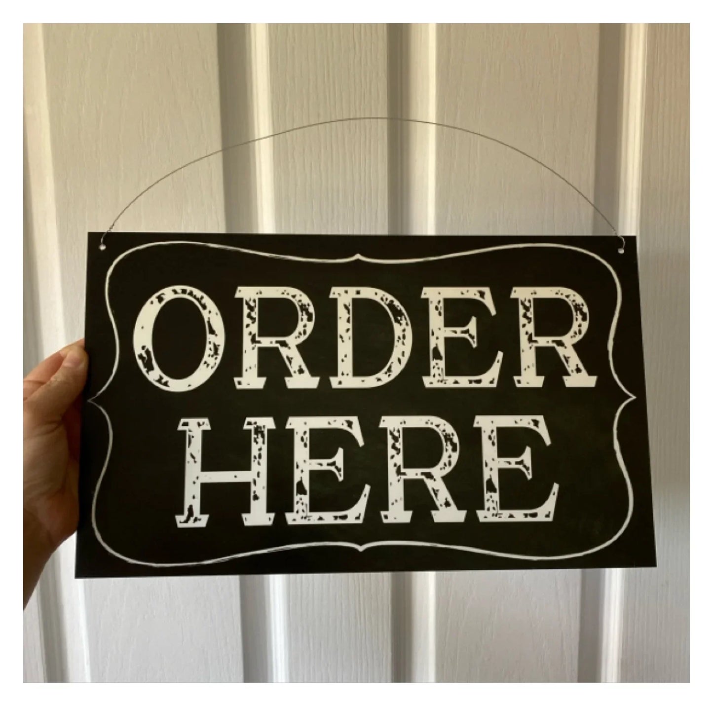Order Here Café Business Restaurant Vintage Retro Sign - The Renmy Store Homewares & Gifts