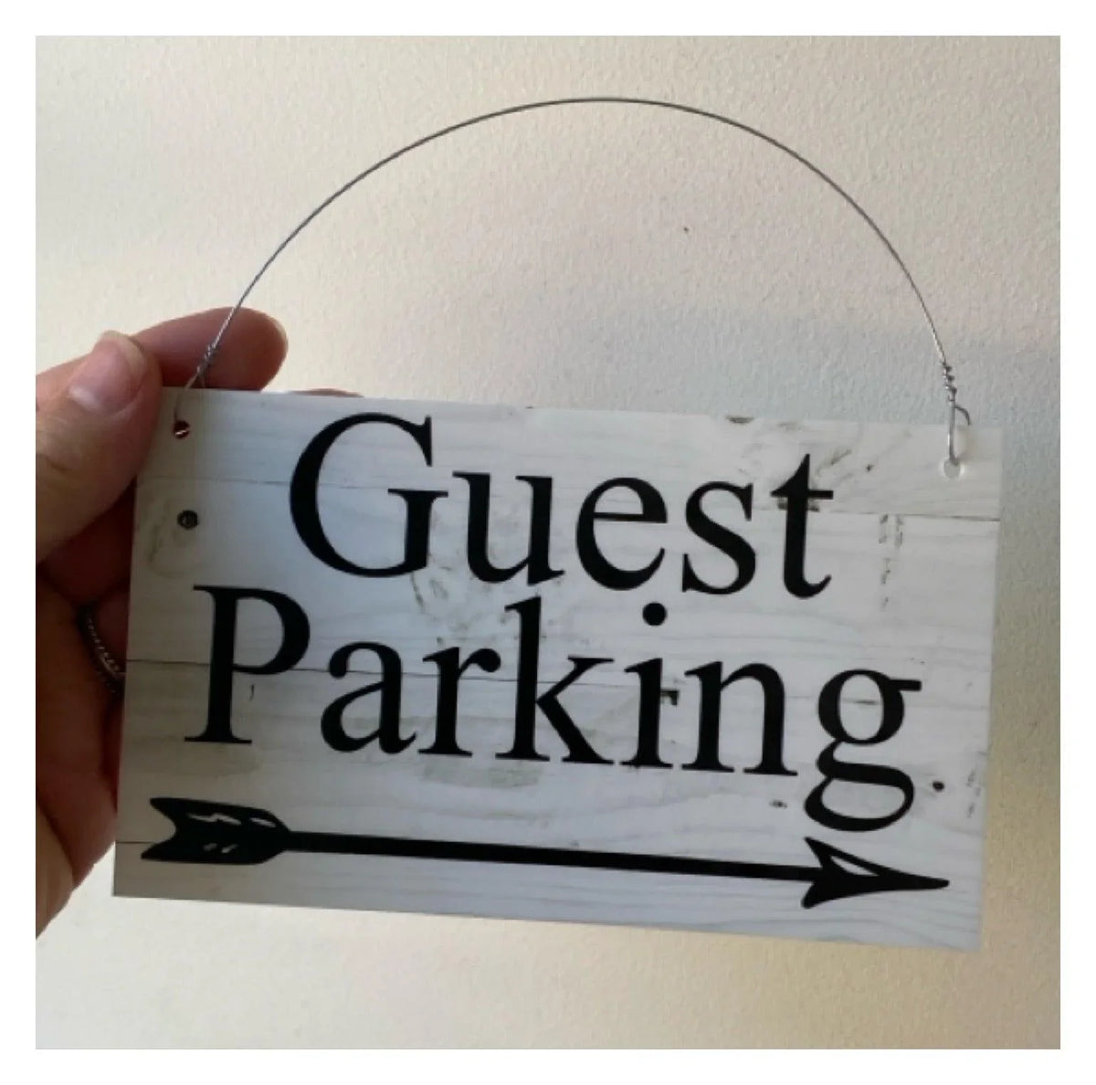 Custom Personalised Arrow Rustic Grey Direction Sign - The Renmy Store Homewares & Gifts