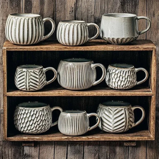 Mug Cup Tea Coffee Natural Stoneware - The Renmy Store Homewares & Gifts