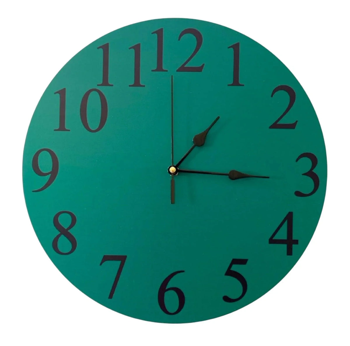 Clock Wall Green Aussie Made - The Renmy Store Homewares & Gifts