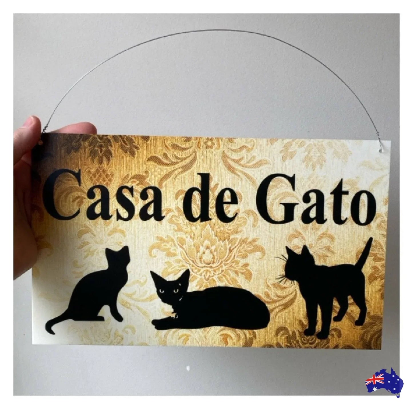 Cat Cats Kitty Personalised Custom Sign - The Renmy Store Homewares & Gifts