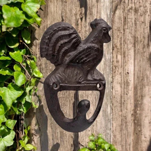 Hook Chicken Rooster Cast Iron Country - The Renmy Store Homewares & Gifts