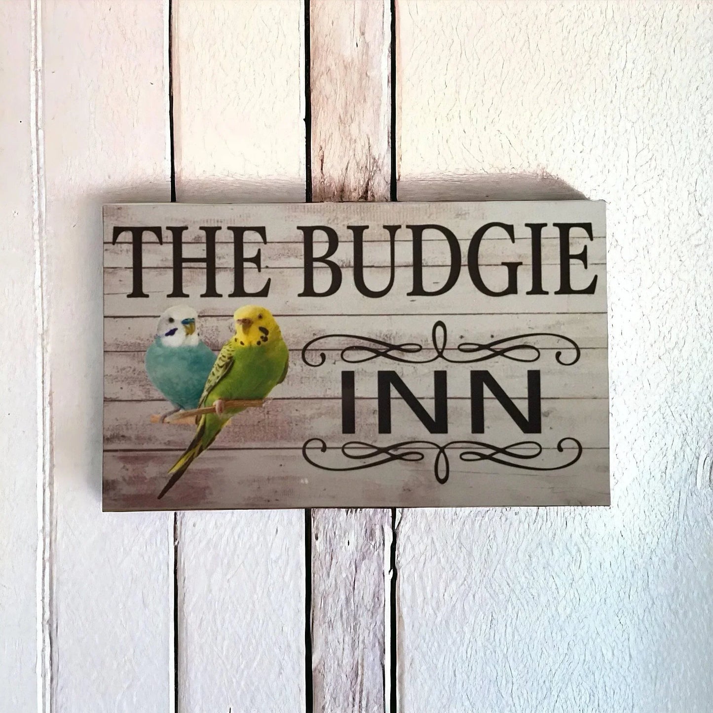 The Budgie Bird Inn Sign - The Renmy Store Homewares & Gifts