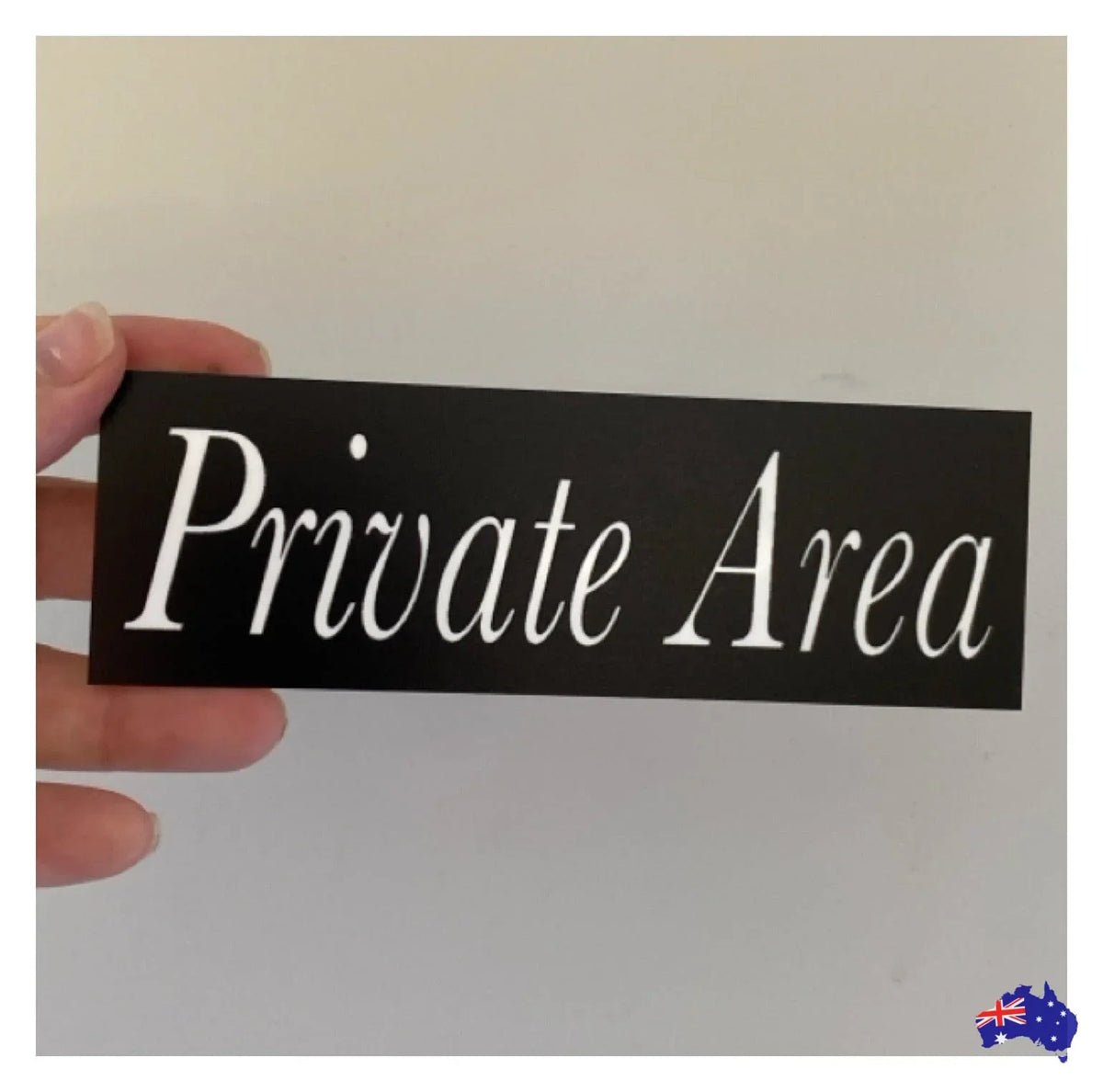 Black White Custom Personalised Outdoor Sign - The Renmy Store Homewares & Gifts
