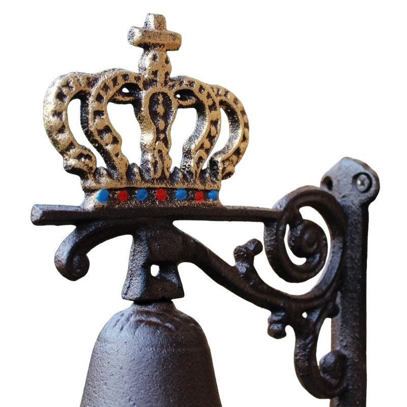 Doorbell Crown Royal Vintage Antique Cast Iron - The Renmy Store Homewares & Gifts