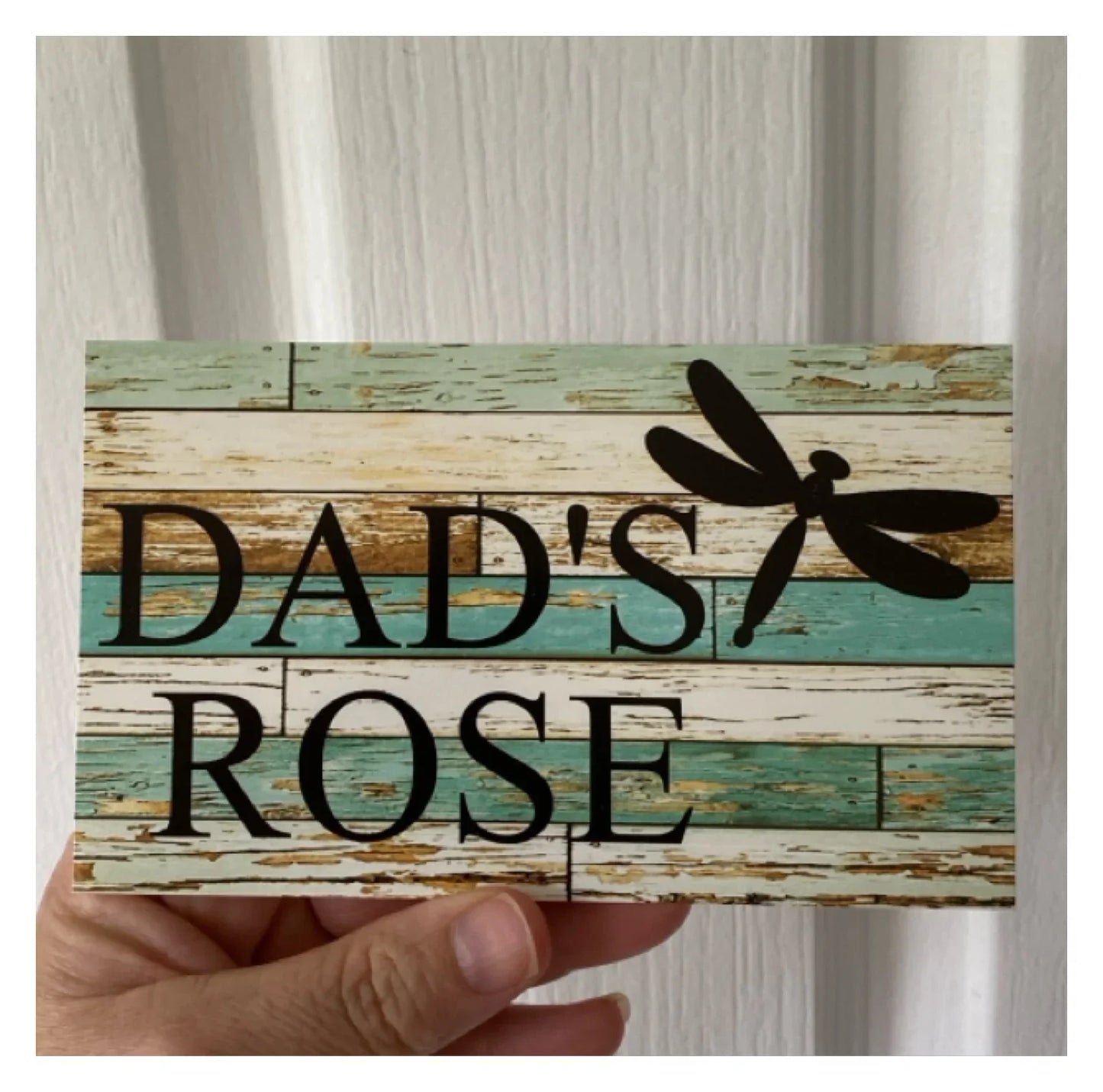 Dragonfly Personalised Custom Wording Sign