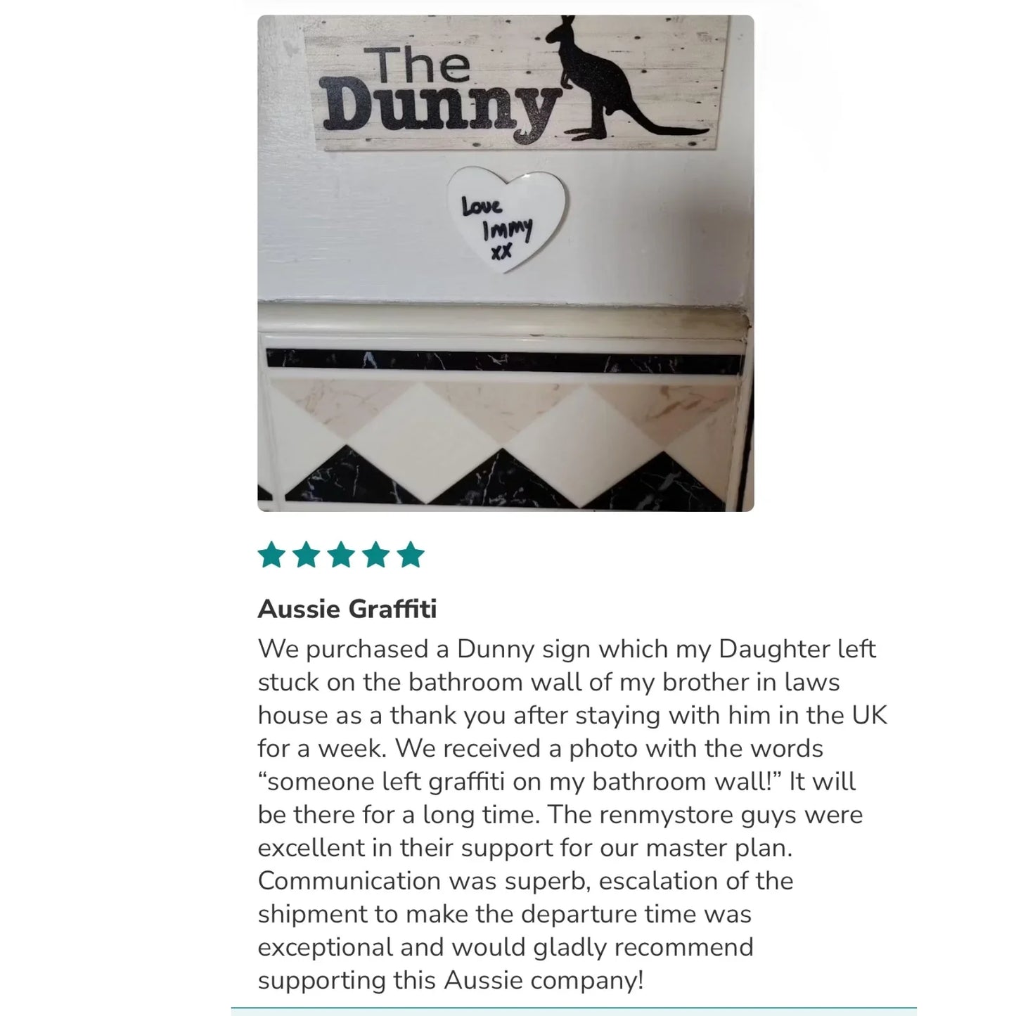 The Dunny Kangaroo Toilet Outback Sign - The Renmy Store Homewares & Gifts
