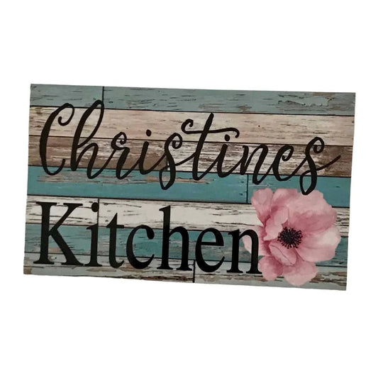 Kitchen Vintage Custom Personalised Sign - The Renmy Store Homewares & Gifts