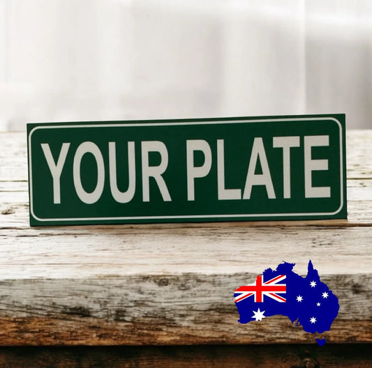 Number House Plate Custom Personalised Teal Sign - The Renmy Store Homewares & Gifts