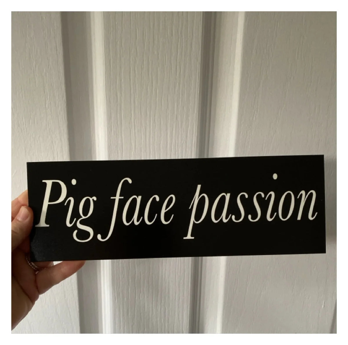Black White Custom Personalised Outdoor Sign - The Renmy Store Homewares & Gifts