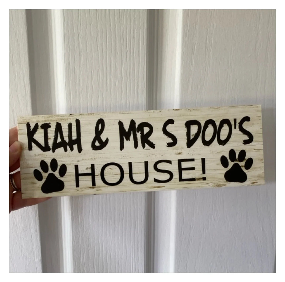Dog Kennel House Custom Personalised Pets Name Sign - The Renmy Store Homewares & Gifts