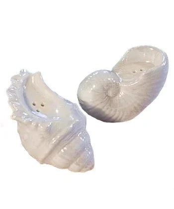 Salt Pepper Shaker Set Shell Coastal Beach - The Renmy Store Homewares & Gifts