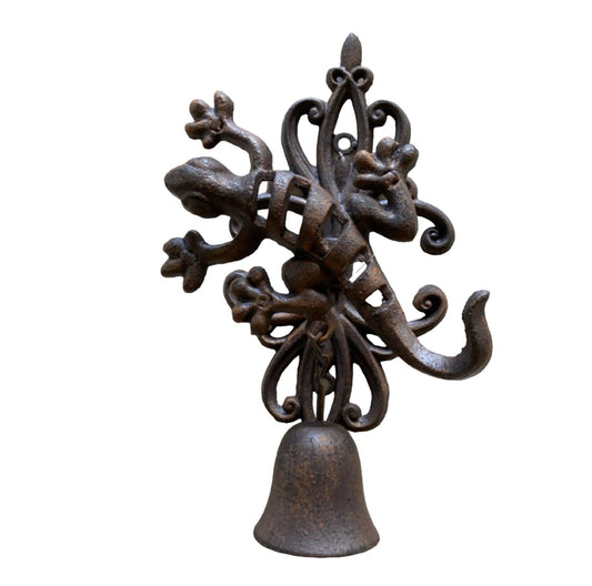 Door Bell Lizard Gecko Butterfly Cast Iron - The Renmy Store Homewares & Gifts