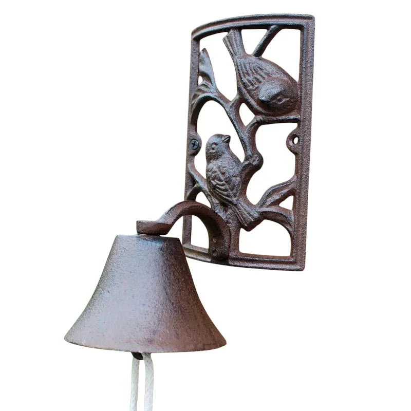 Door Bell Decorative Birds Cast Iron - The Renmy Store Homewares & Gifts