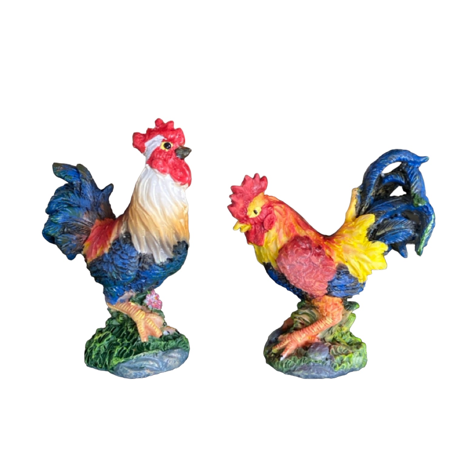 Rooster Farm Country Set of 2 Ornament 9cm - The Renmy Store Homewares & Gifts 