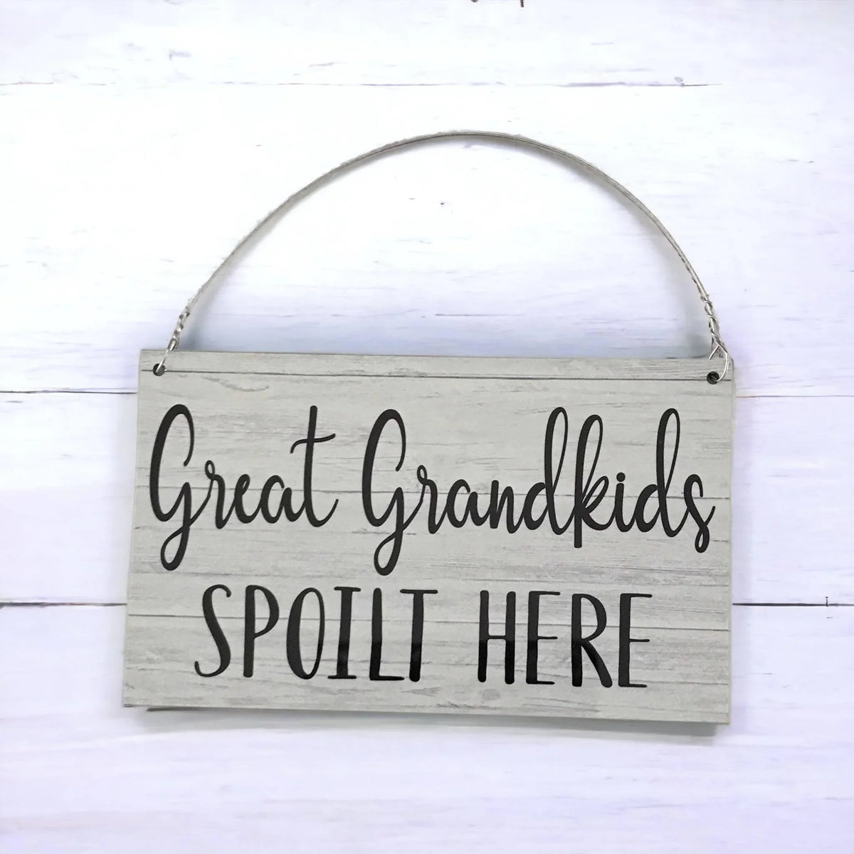 Great Grandkids Spoilt Here Sign - The Renmy Store Homewares & Gifts