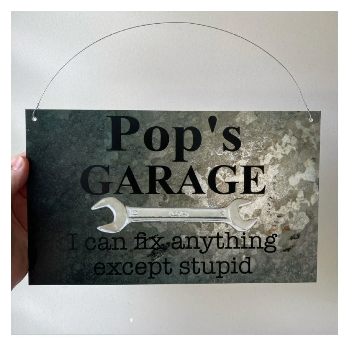 Garage Fix Anything Except Stupid Custom Sign - The Renmy Store Homewares & Gifts