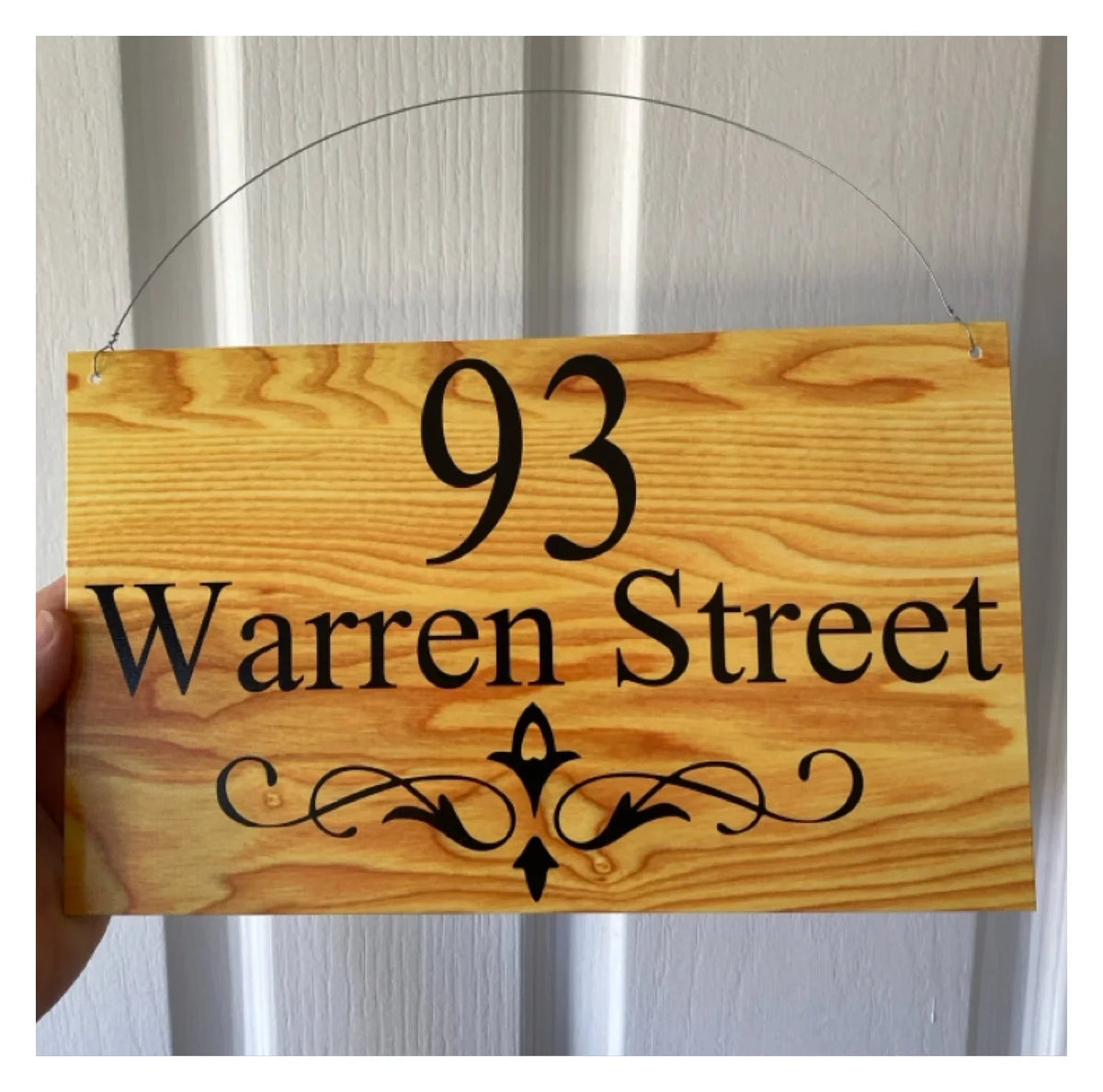 Timber Style Your Text Custom Wording Sign - The Renmy Store Homewares & Gifts