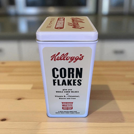 Corn Flakes Vintage Retro Box Tin Container