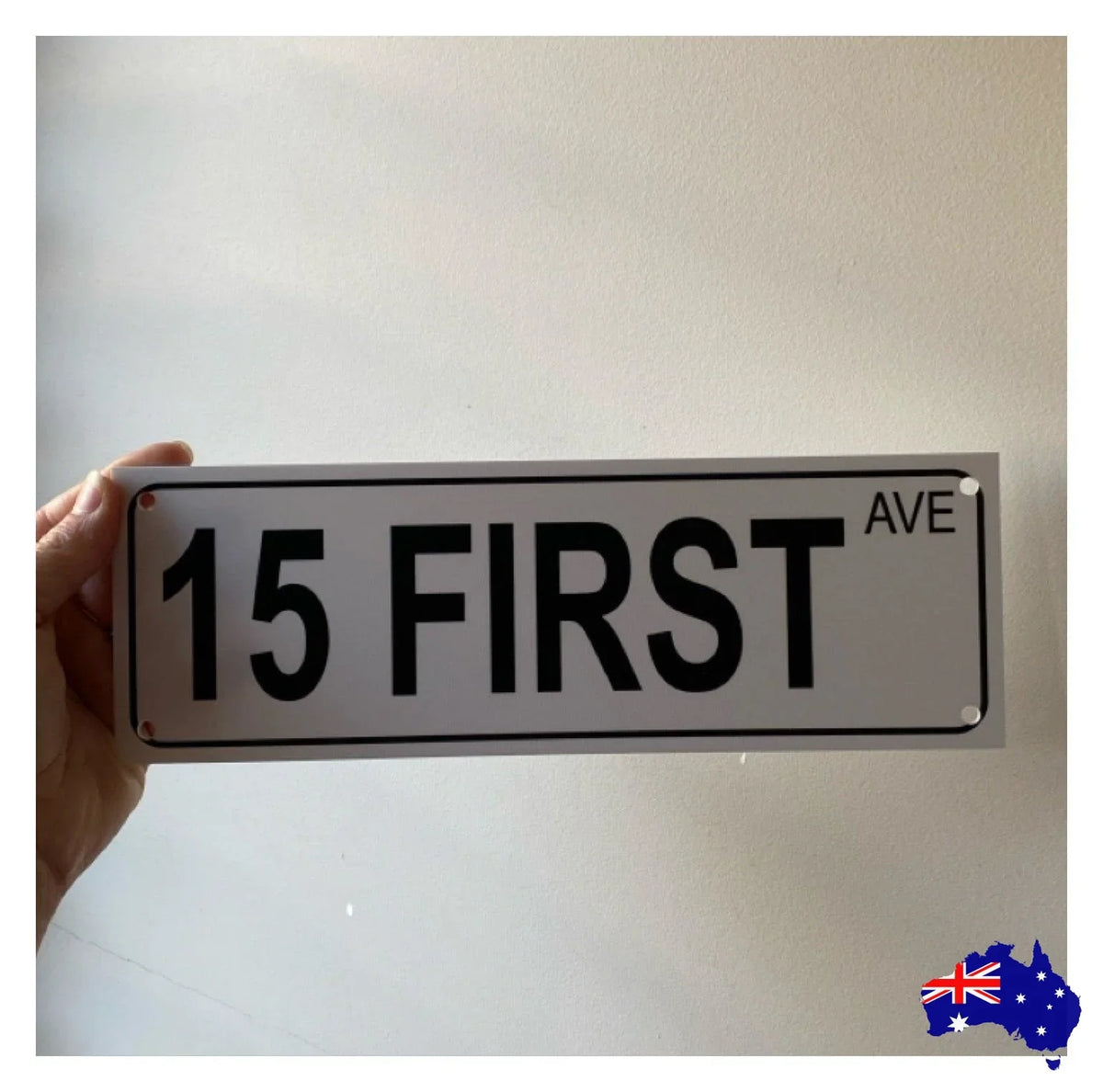 Street Grey Custom Personalised Sign - The Renmy Store Homewares & Gifts