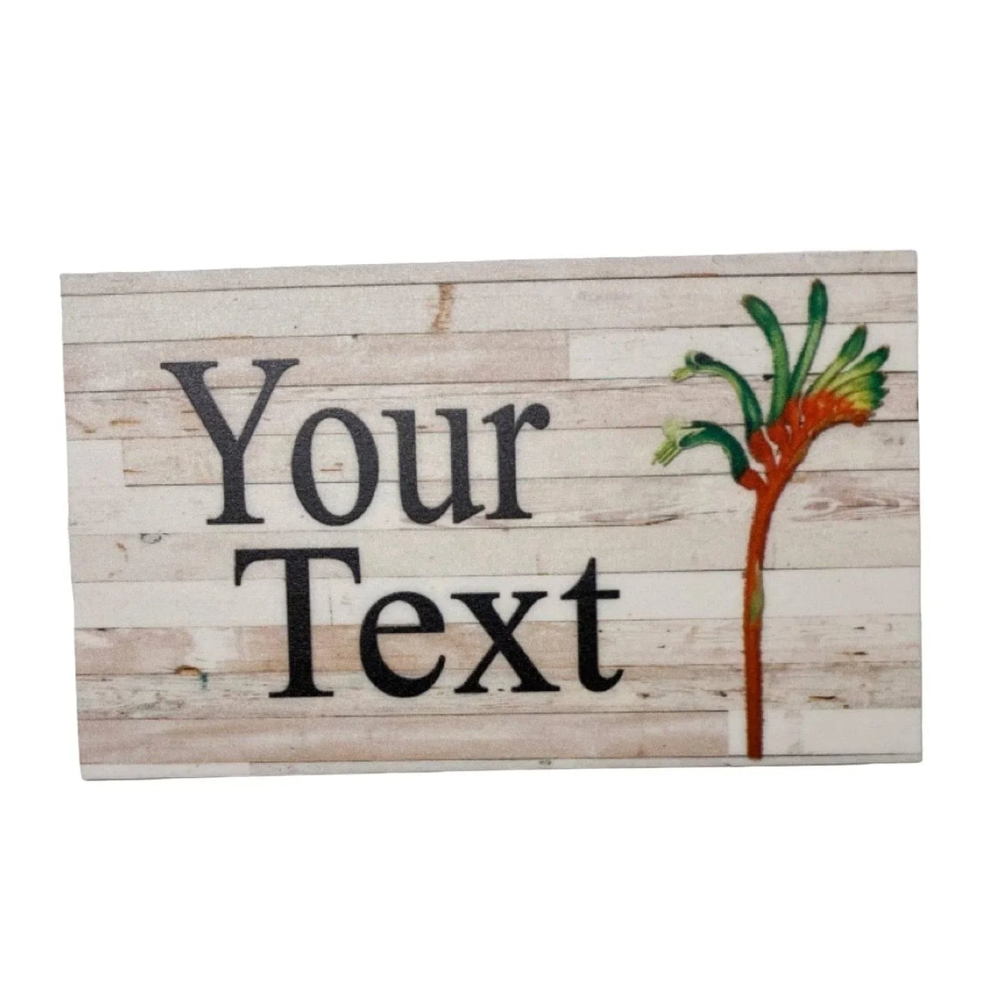 Kangaroo Paw Flower Custom Persoanlised Sign - The Renmy Store Homewares & Gifts