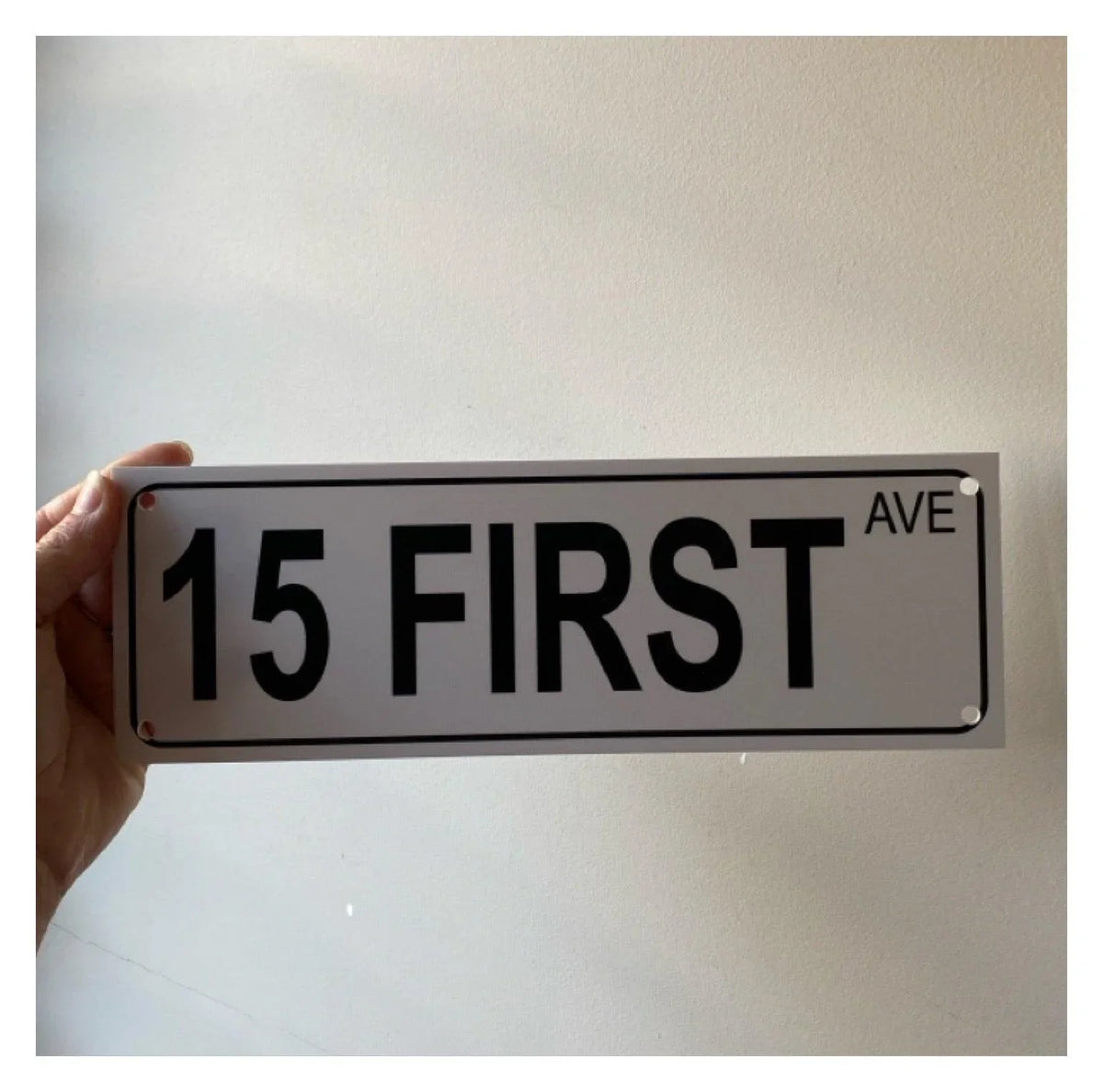 Street Grey Custom Personalised Sign - The Renmy Store Homewares & Gifts