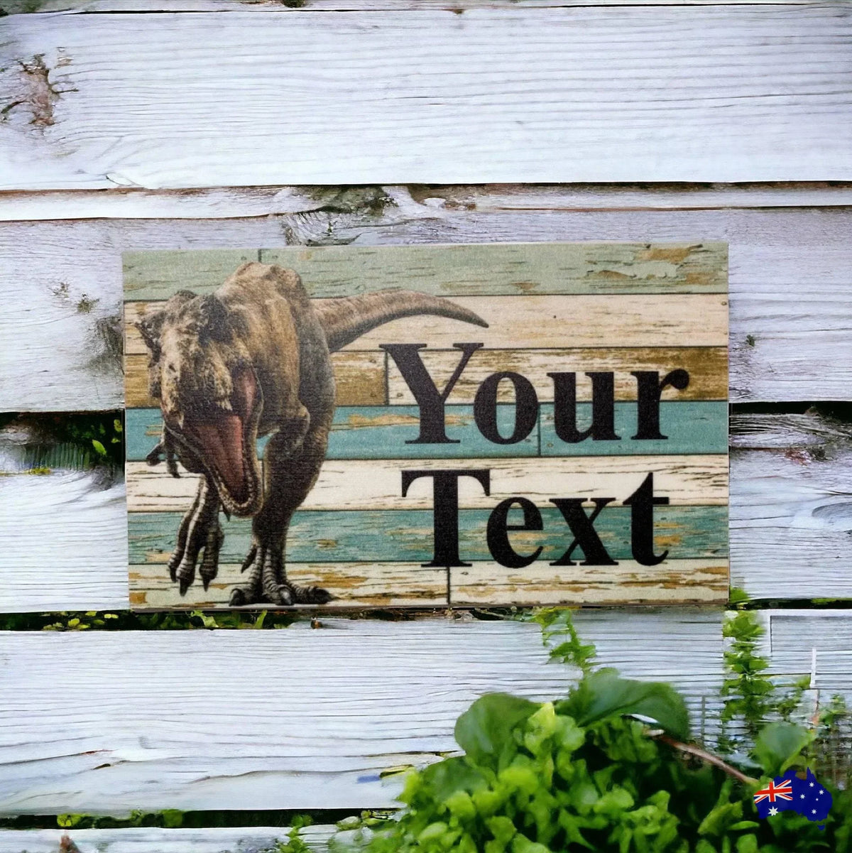 Dinosaur Custom Personalised Sign - The Renmy Store Homewares & Gifts